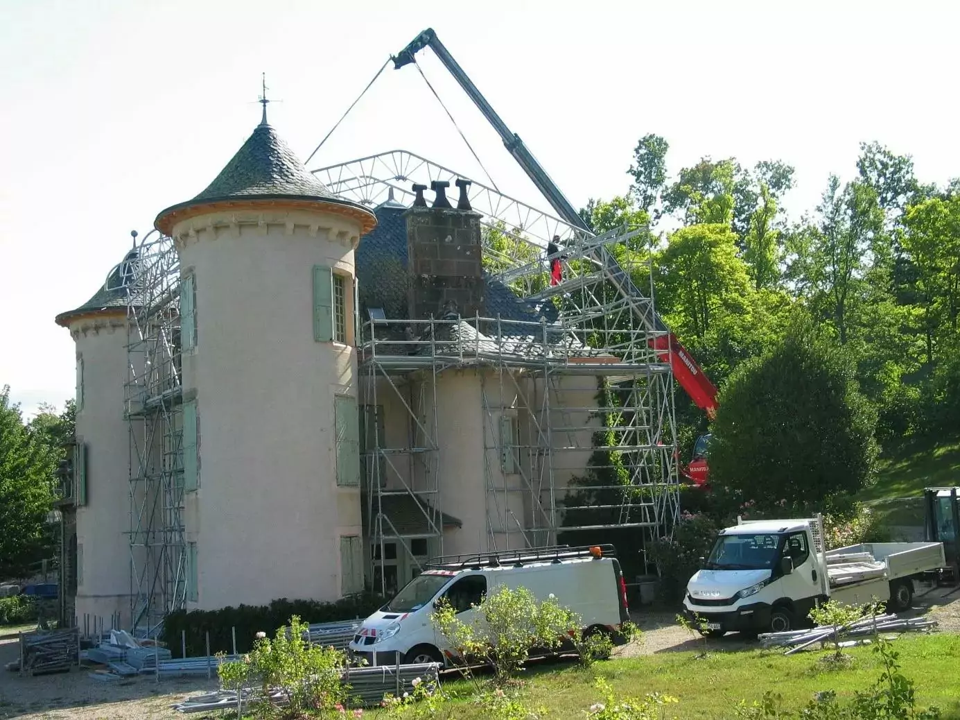 Chantier de couverture
